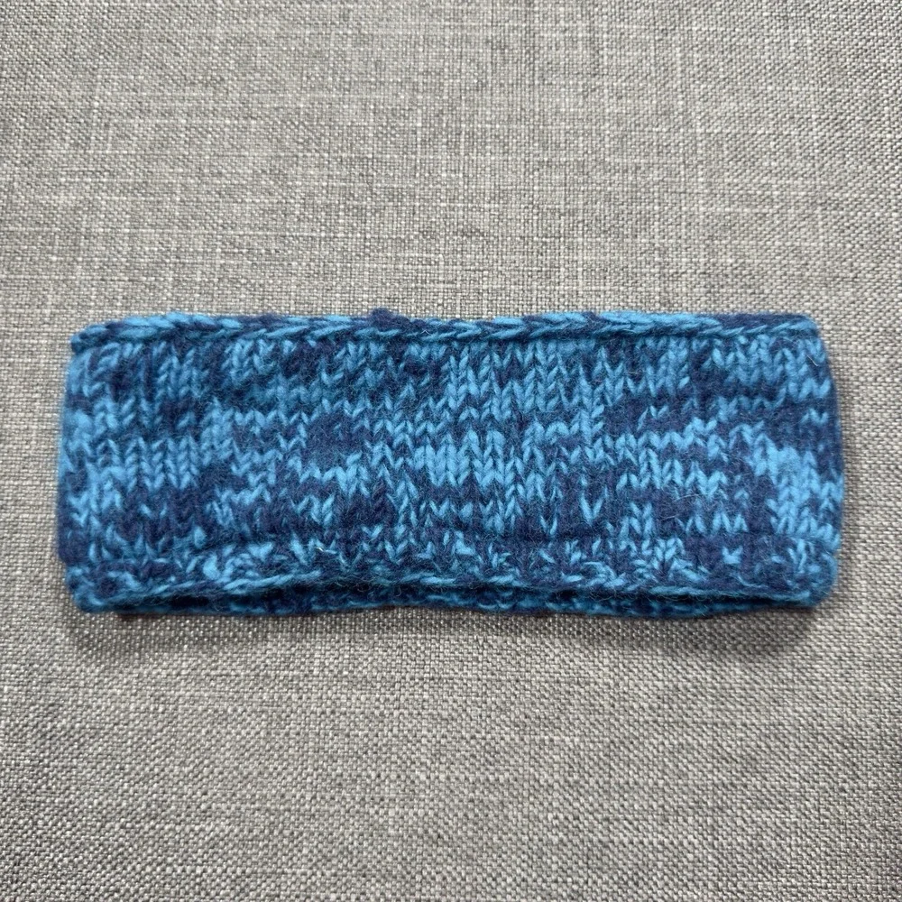 Katmandu Trading Co Women's Headband Wool Fleece Blue Knit ONE SIZE